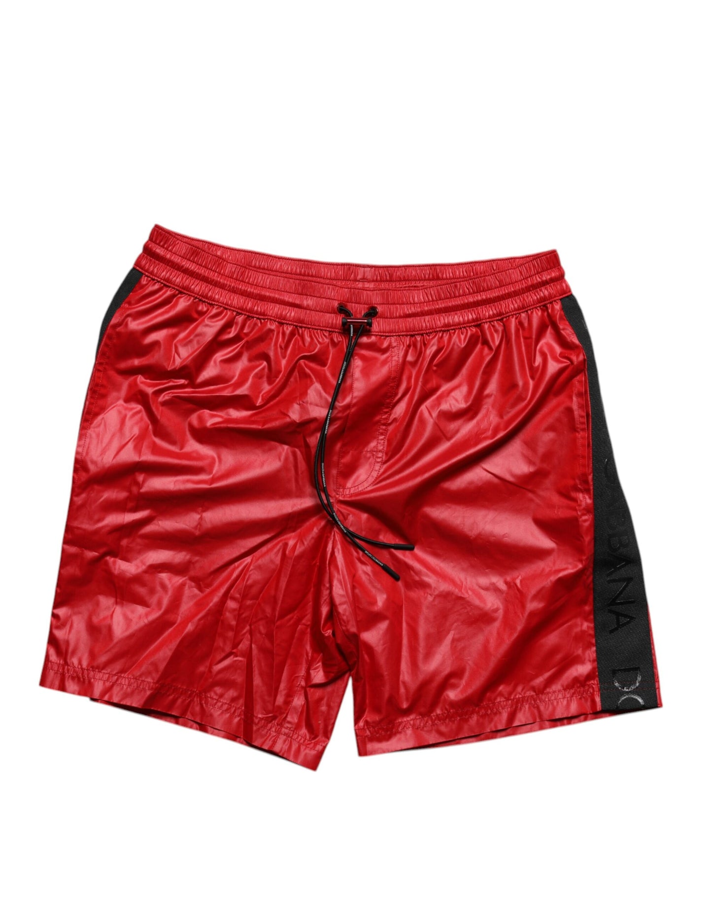 Maillot de bain 2 pièces short de plage en polyester rouge Dolce &amp; Gabbana