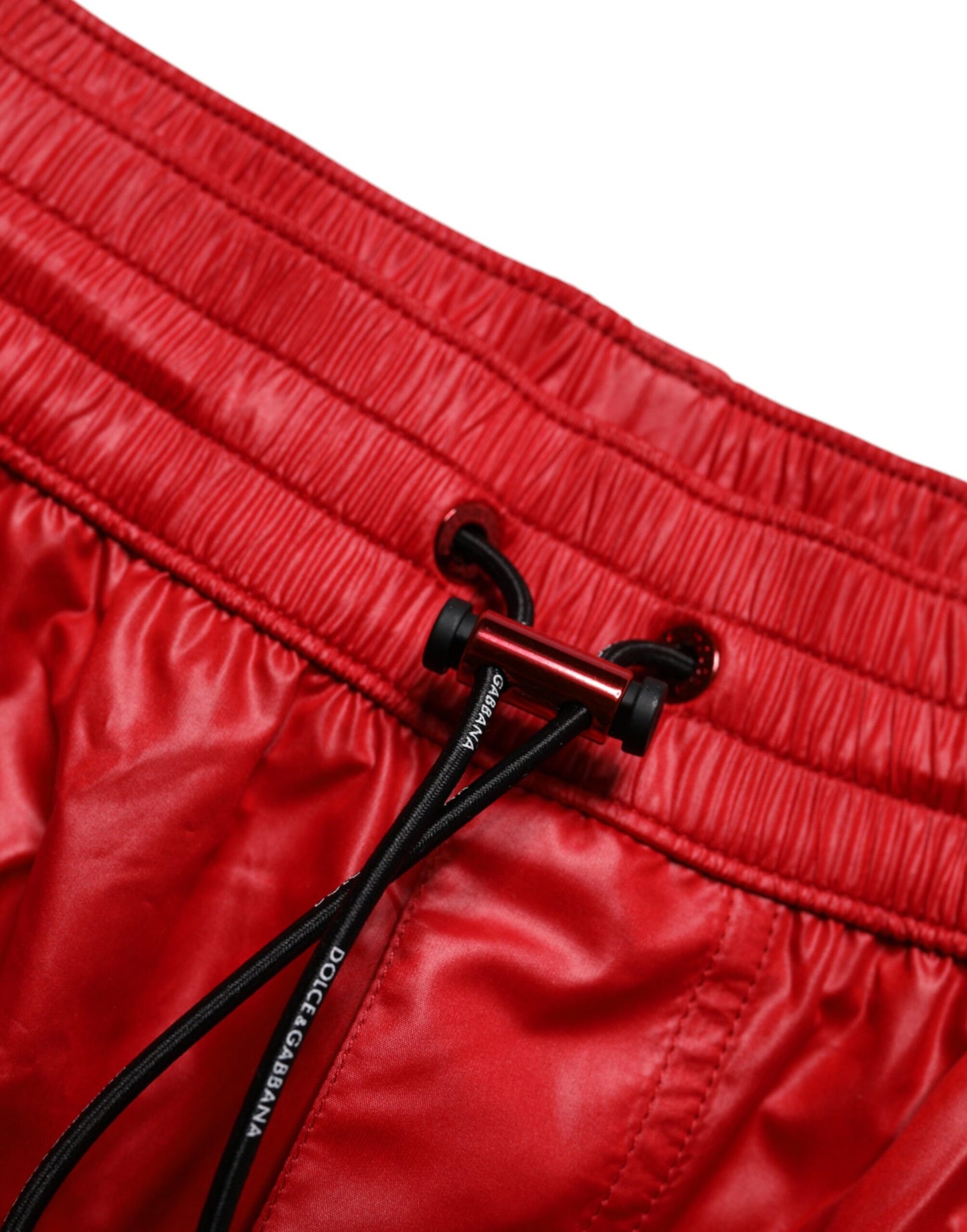 Maillot de bain 2 pièces short de plage en polyester rouge Dolce &amp; Gabbana