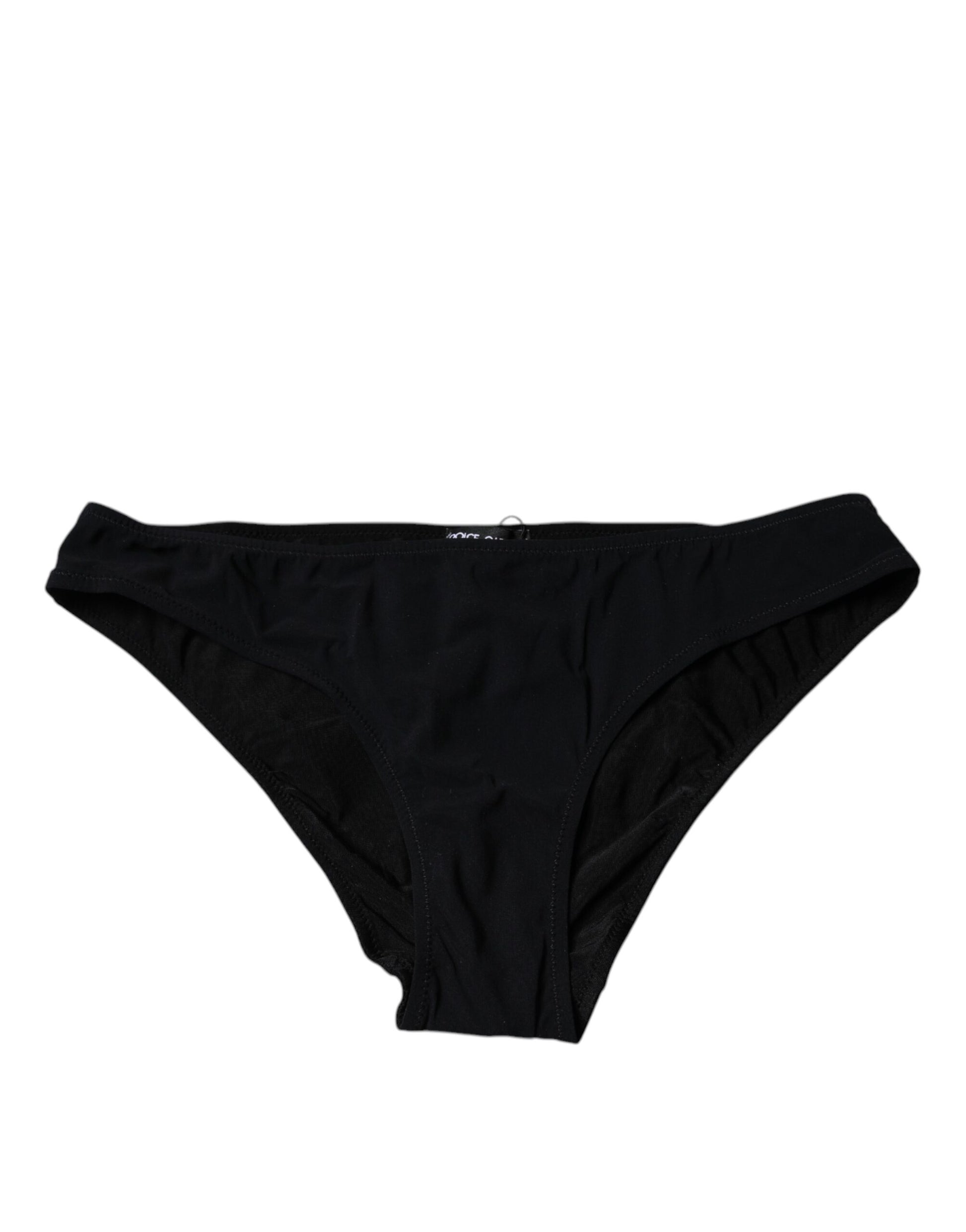 Dolce & Gabbana Black Nylon Stretch Mid Waist Panty Underwear – IT1 | XS par Dolce & Gabbana | Disponible sur Sandy Store ByNet