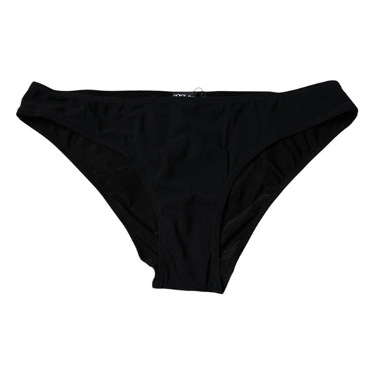 Culotte taille moyenne en nylon extensible noir Dolce &amp; Gabbana