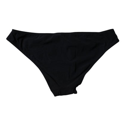 Dolce & Gabbana Black Nylon Stretch Mid Waist Panty Underwear – IT1 | XS par Dolce & Gabbana | Disponible sur Sandy Store ByNet