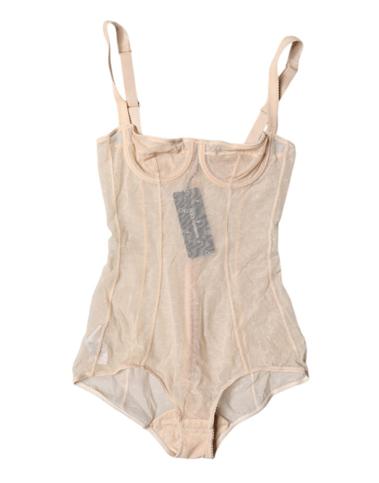 Dolce &amp; Gabbana Sous-vêtements soutien-gorge balconnet en tulle beige