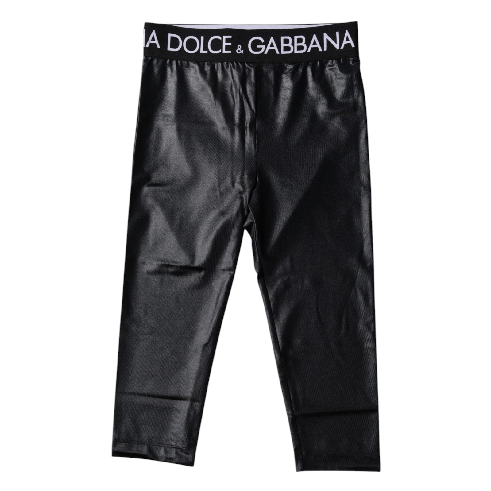 Dolce & Gabbana Black Logo Nylon Cropped Tights Pants Underwear – IT2 | S par Dolce & Gabbana | Disponible sur Sandy Store ByNet