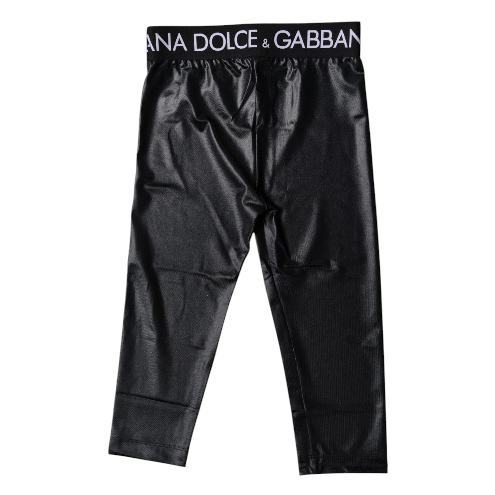 Dolce & Gabbana Black Logo Nylon Cropped Tights Pants Underwear – IT2 | S par Dolce & Gabbana | Disponible sur Sandy Store ByNet
