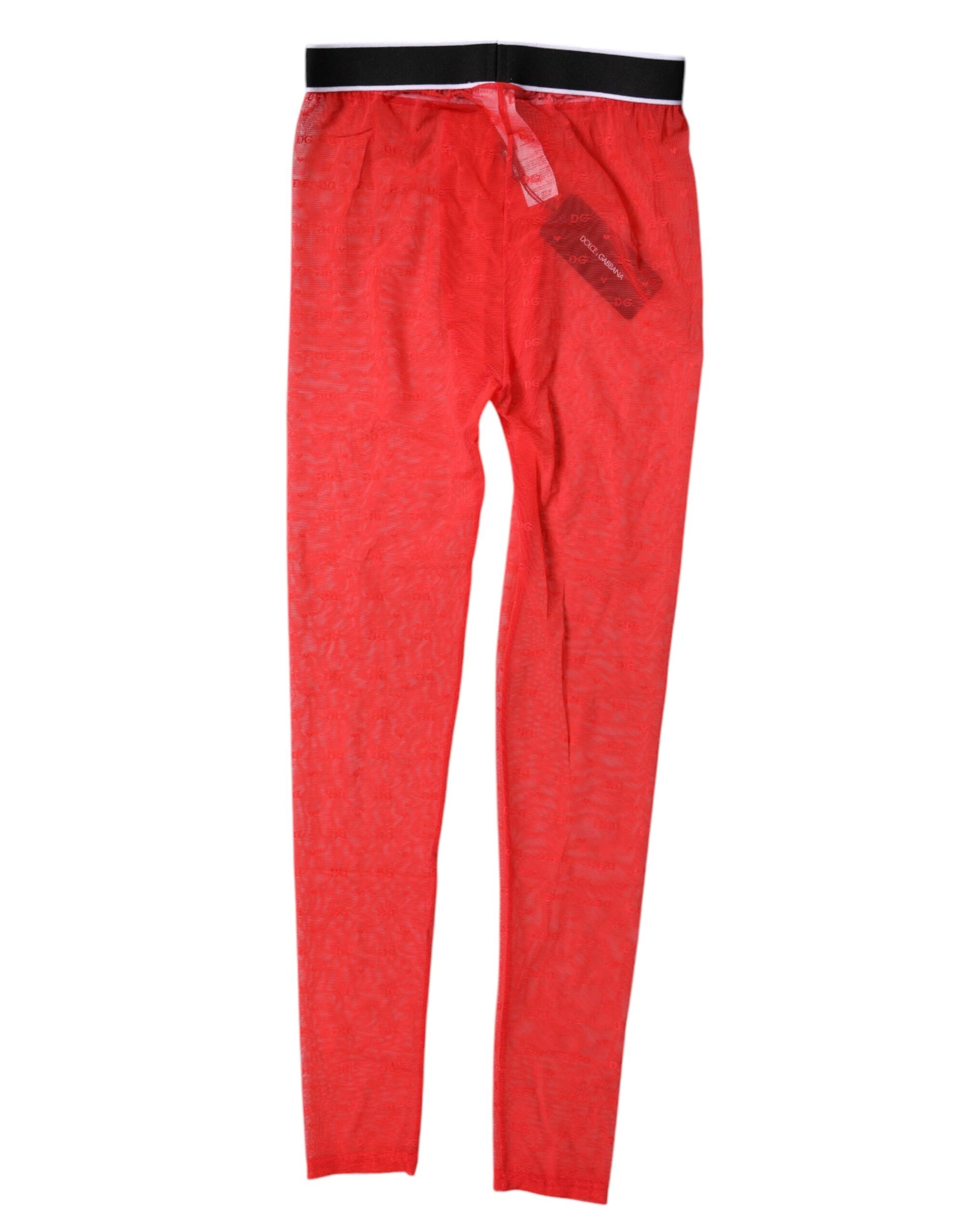 Dolce & Gabbana Red Logo Lace Lingerie Tight Pants Underwear – IT2 | S par Dolce & Gabbana | Disponible sur Sandy Store ByNet