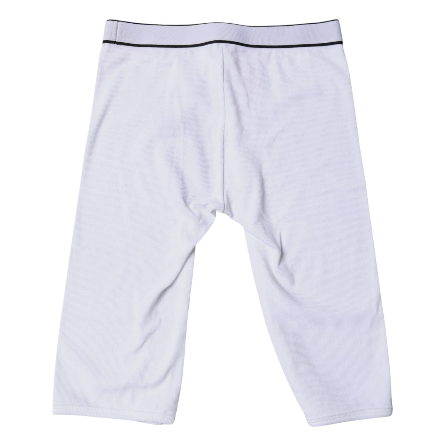 Collants courts en coton à logo blanc Dolce &amp; Gabbana