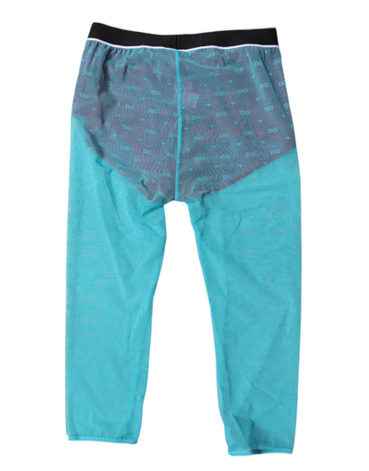 Sous-vêtements courts Dolce &amp; Gabbana à logo bleu fuchsia
