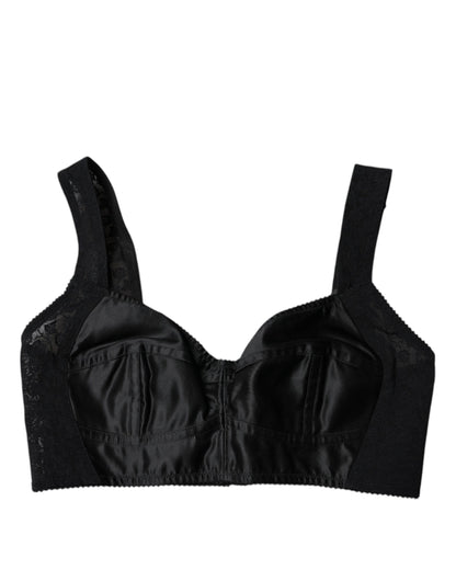 Dolce & Gabbana Black Nylon Balconcino Brassiere Underwear – IT40|S par Dolce & Gabbana | Disponible sur Sandy Store ByNet