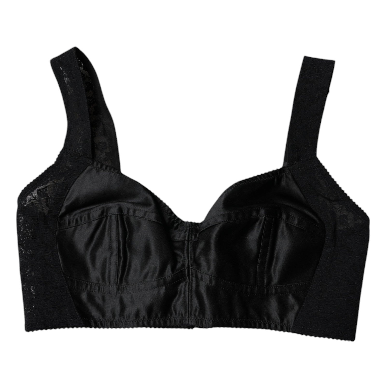 Dolce & Gabbana Black Nylon Balconcino Brassiere Underwear – IT40|S par Dolce & Gabbana | Disponible sur Sandy Store ByNet