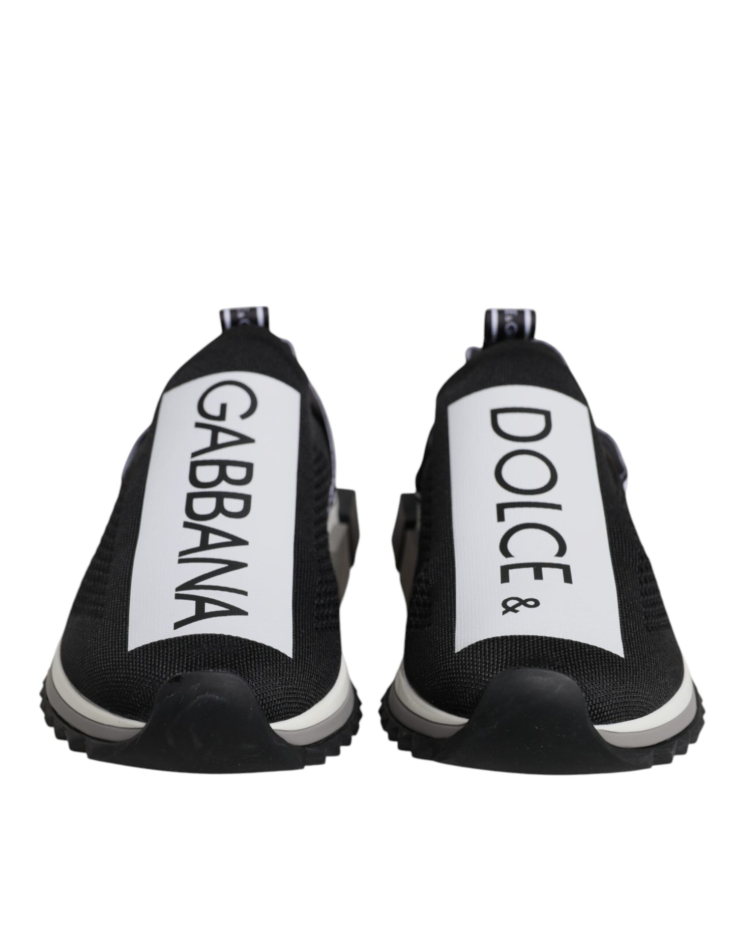 Dolce & Gabbana Black White Slip On Sorrento Sneakers Shoes – EU40/US7 par Dolce & Gabbana | Disponible sur Sandy Store ByNet