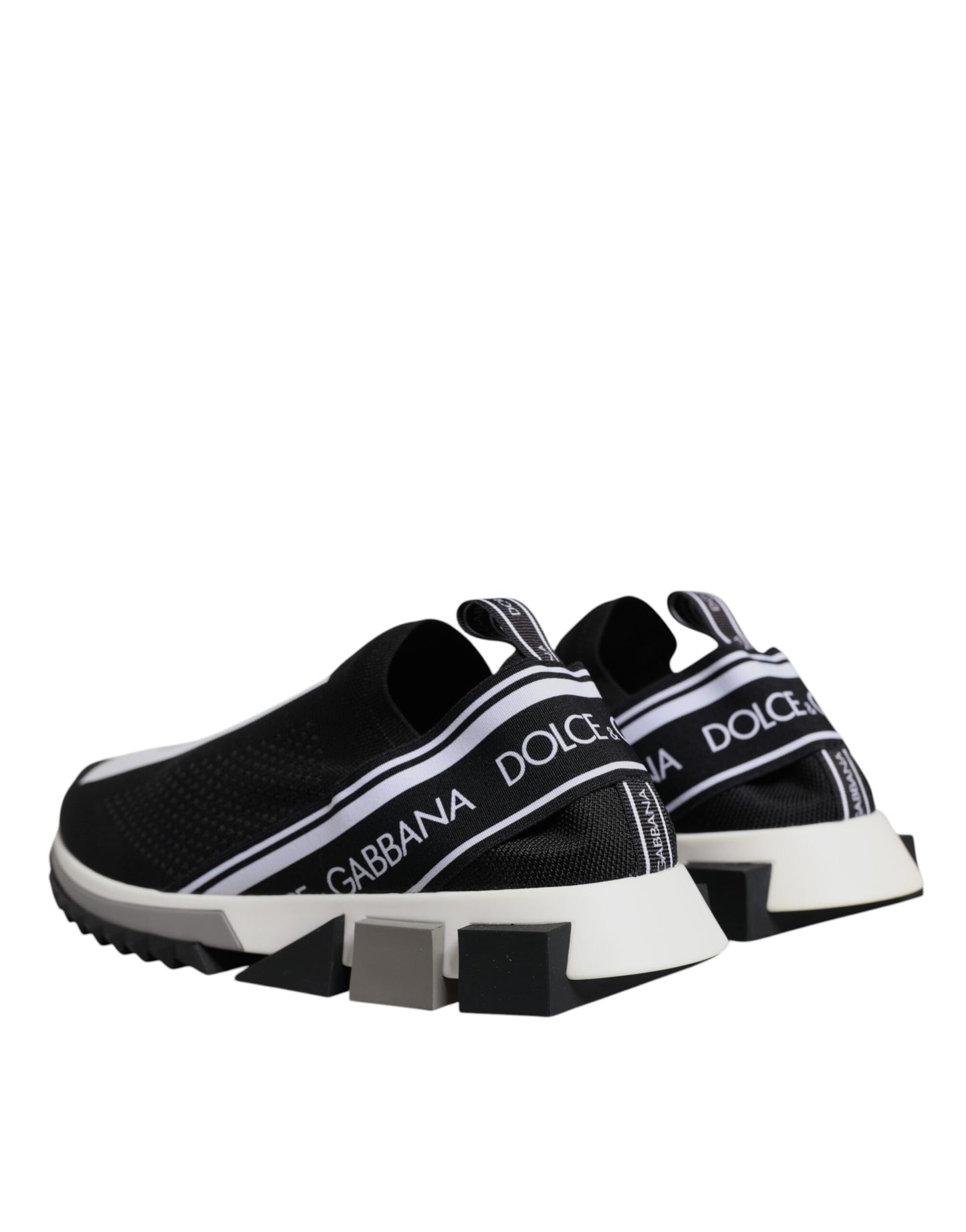 Dolce & Gabbana Black White Slip On Sorrento Sneakers Shoes – EU40/US7 par Dolce & Gabbana | Disponible sur Sandy Store ByNet