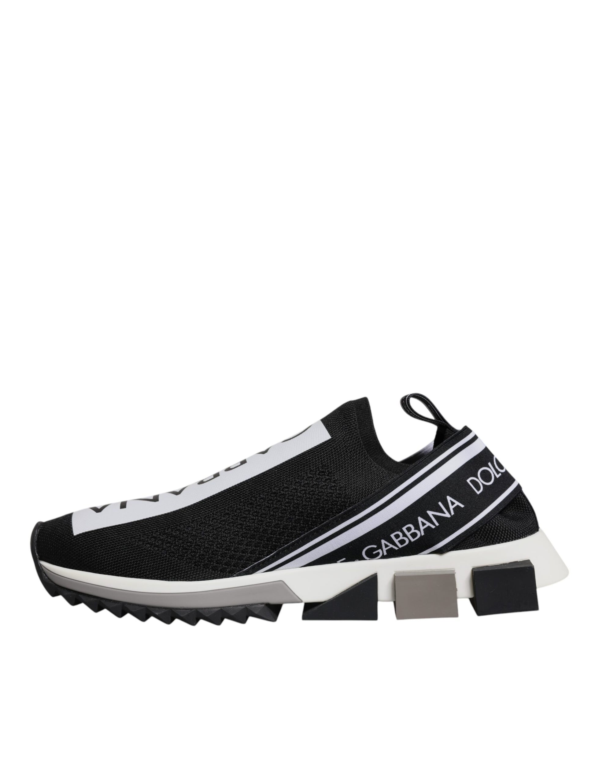 Dolce & Gabbana Black White Slip On Sorrento Sneakers Shoes – EU40/US7 par Dolce & Gabbana | Disponible sur Sandy Store ByNet