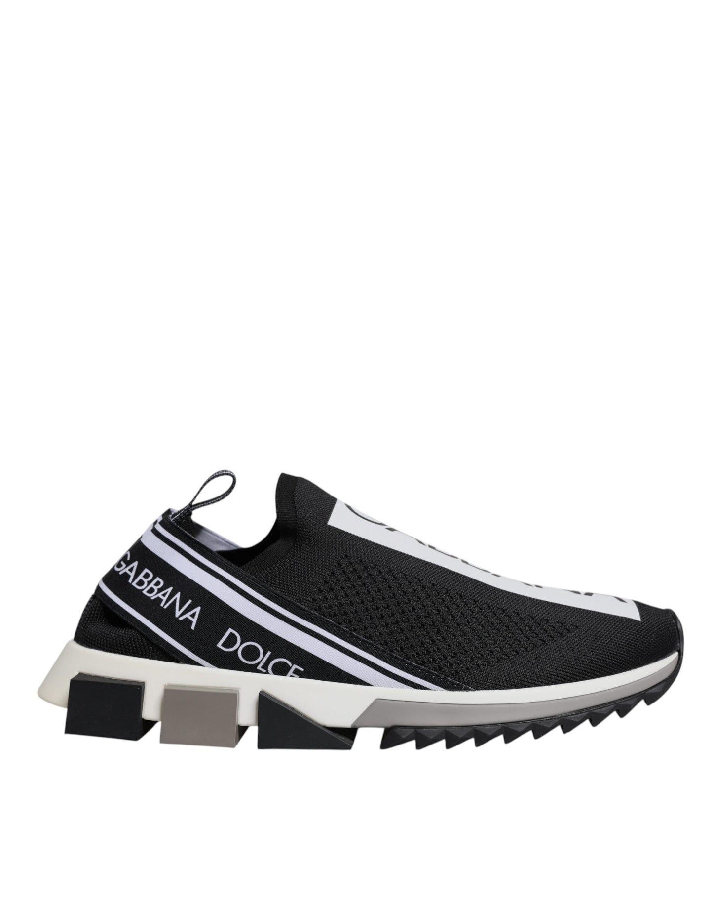 Dolce & Gabbana Black White Slip On Sorrento Sneakers Shoes – EU40/US7 par Dolce & Gabbana | Disponible sur Sandy Store ByNet