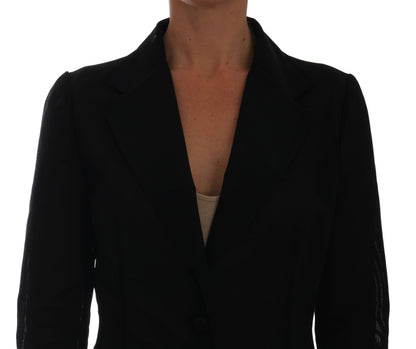 Dolce &amp; Gabbana Blazer semitransparente de nailon verde oscuro