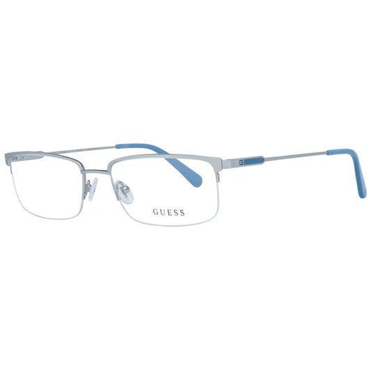 Guess Silver Men Glasses Frame