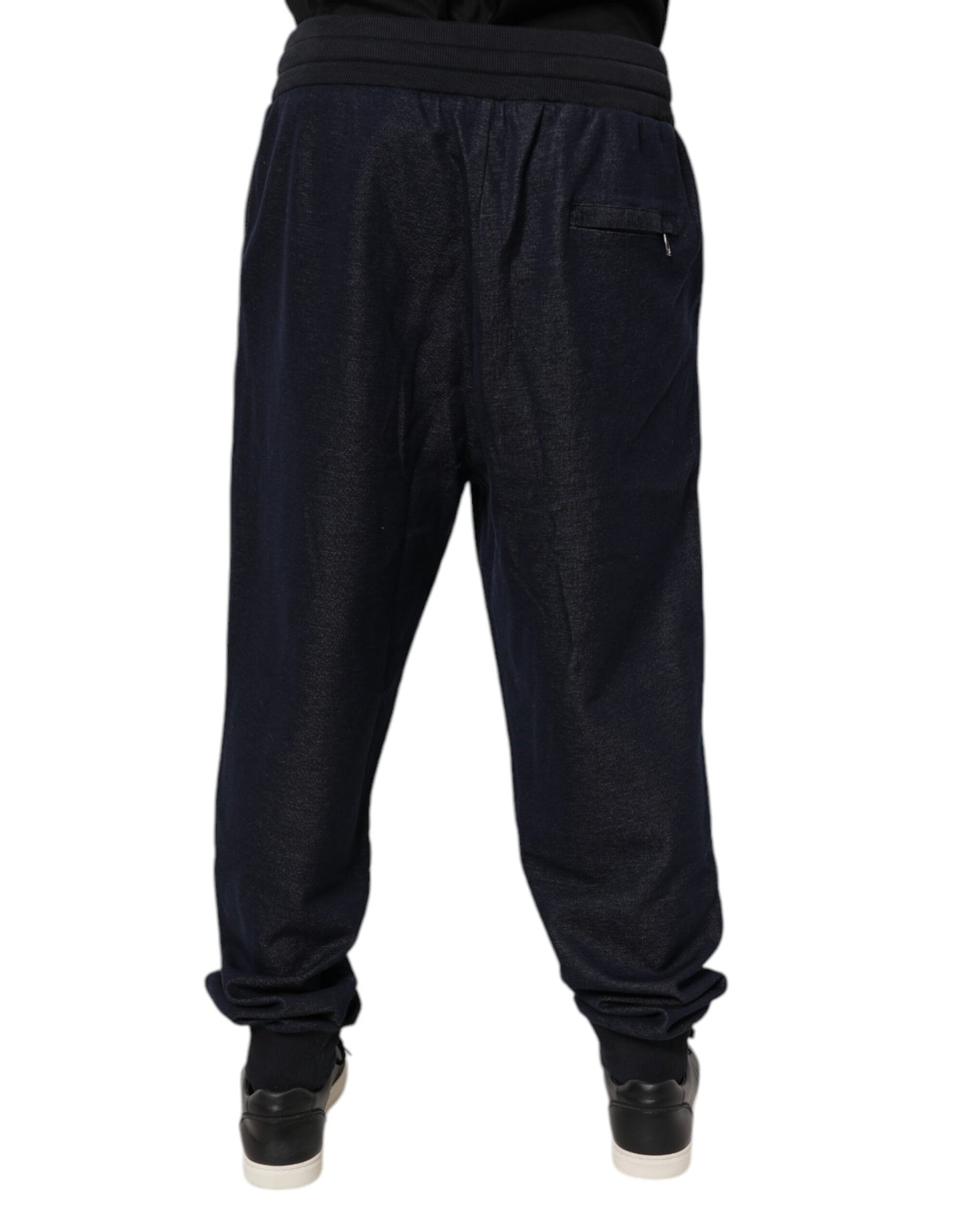 Pantalones deportivos Dolce &amp; Gabbana de jacquard negro para hombre