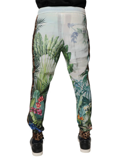 Pantalones deportivos tropicales multicolor de Dolce &amp; Gabbana