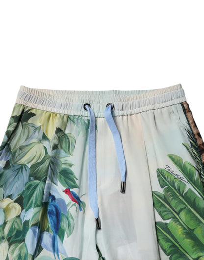 Pantalones deportivos tropicales multicolor de Dolce &amp; Gabbana