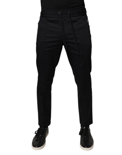 Pantalones deportivos Dolce &amp; Gabbana de algodón azul oscuro para hombre