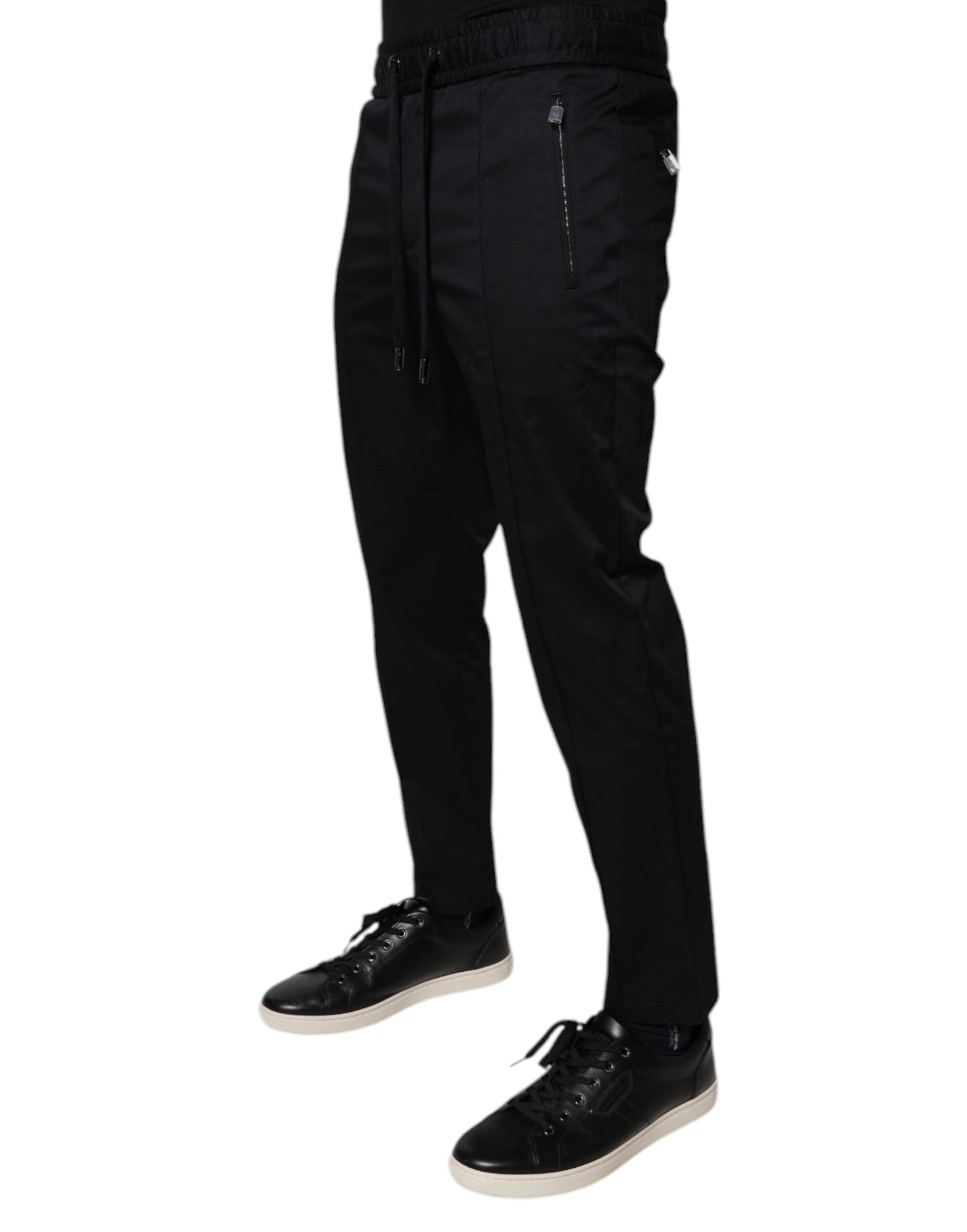 Pantalones deportivos Dolce &amp; Gabbana de algodón azul oscuro para hombre