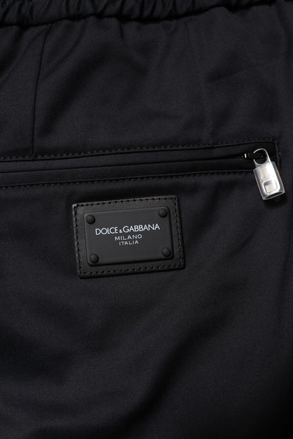 Pantalones deportivos Dolce &amp; Gabbana de algodón azul oscuro para hombre