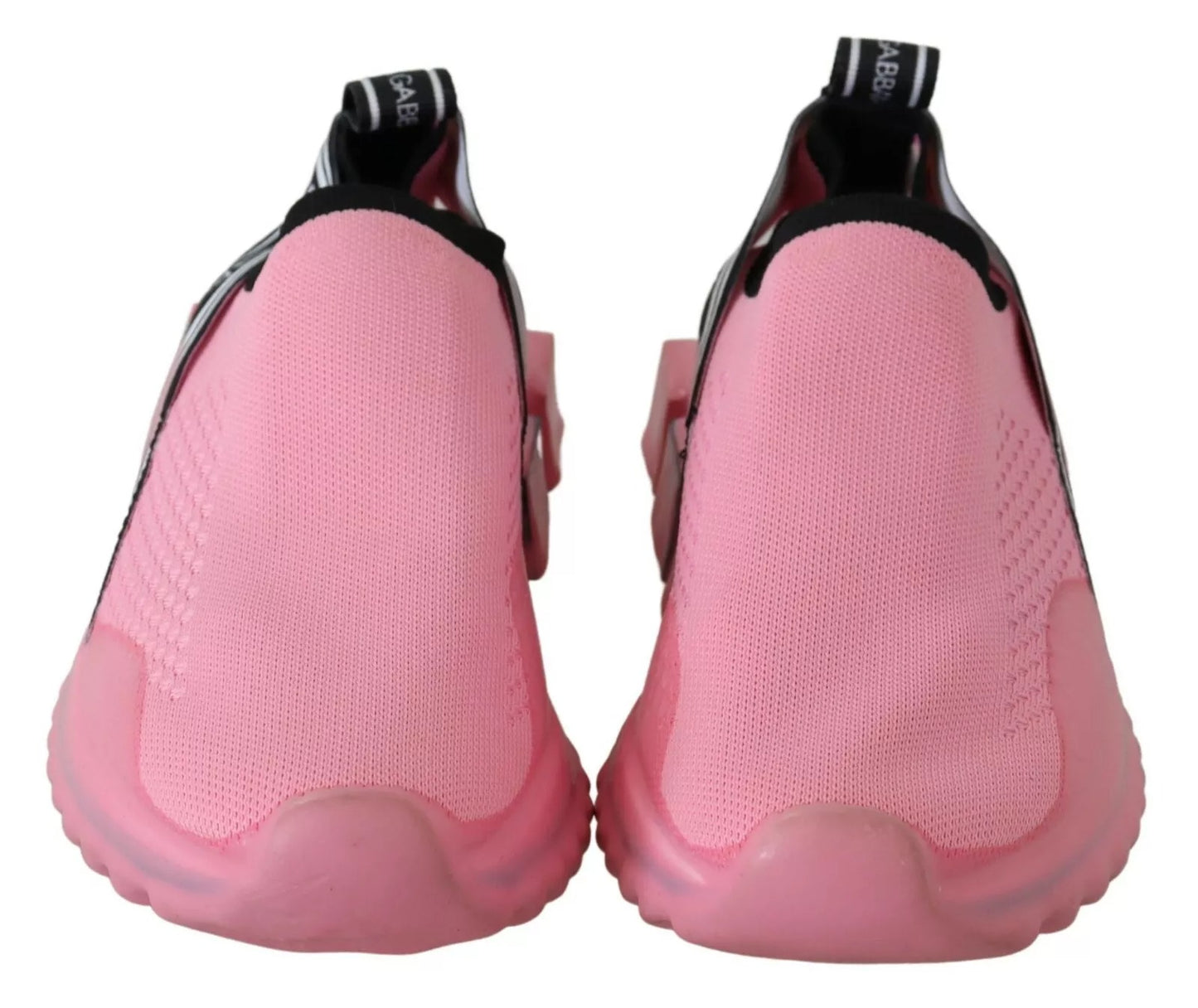 Zapatillas deportivas rosas de caña baja Sorrento de Dolce &amp; Gabbana, zapatos informales sin cordones