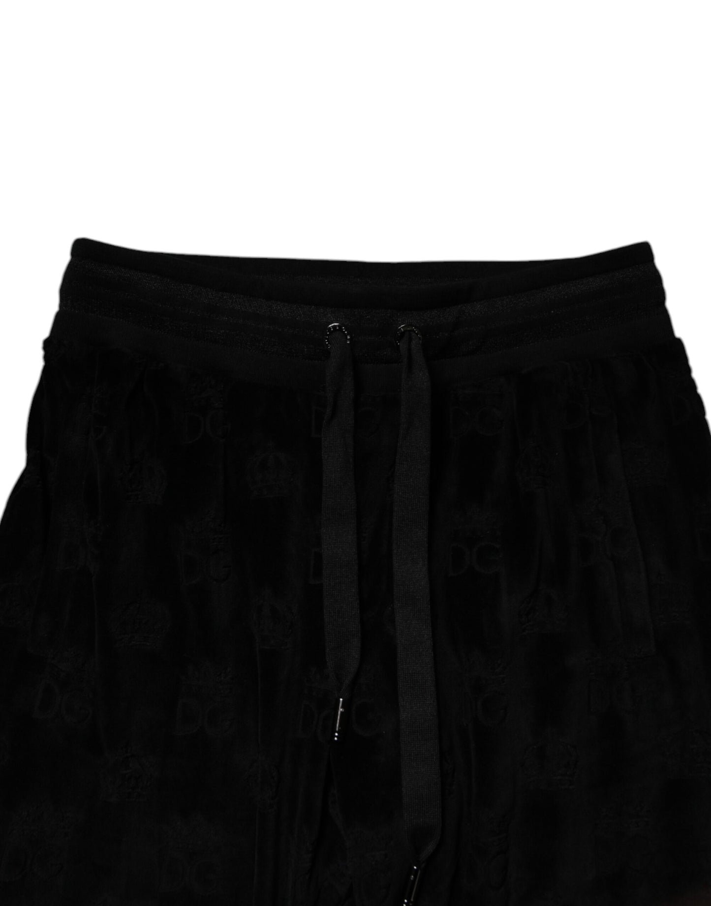 Pantalones deportivos negros de algodón Dolce &amp; Gabbana para hombre