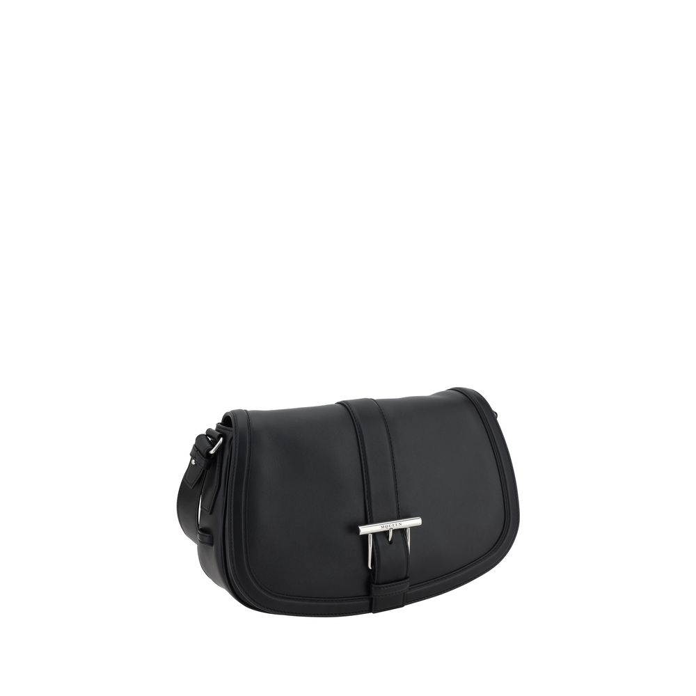 Bolso de hombro tipo satchel con barra en T de Alexander McQueen