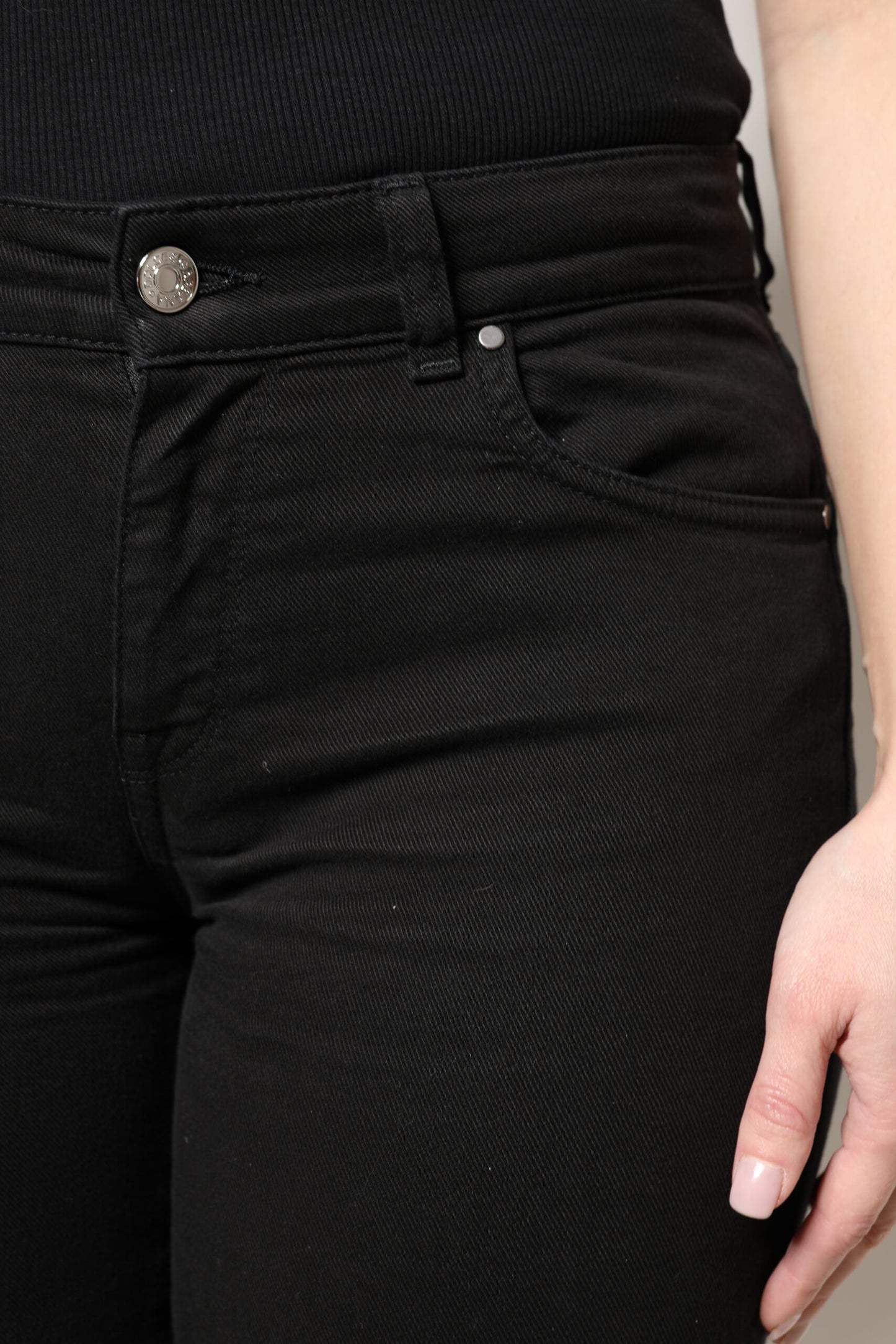 Dolce &amp; Gabbana Black Cotton High Waist Skinny Denim Jeans