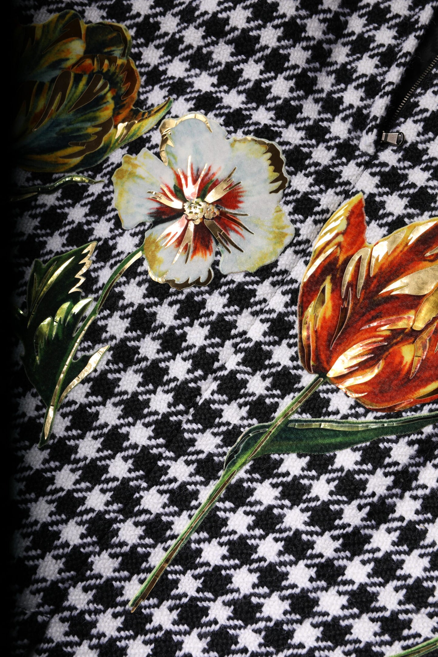 Falda tubo de cintura alta con estampado floral multicolor de Dolce &amp; Gabbana
