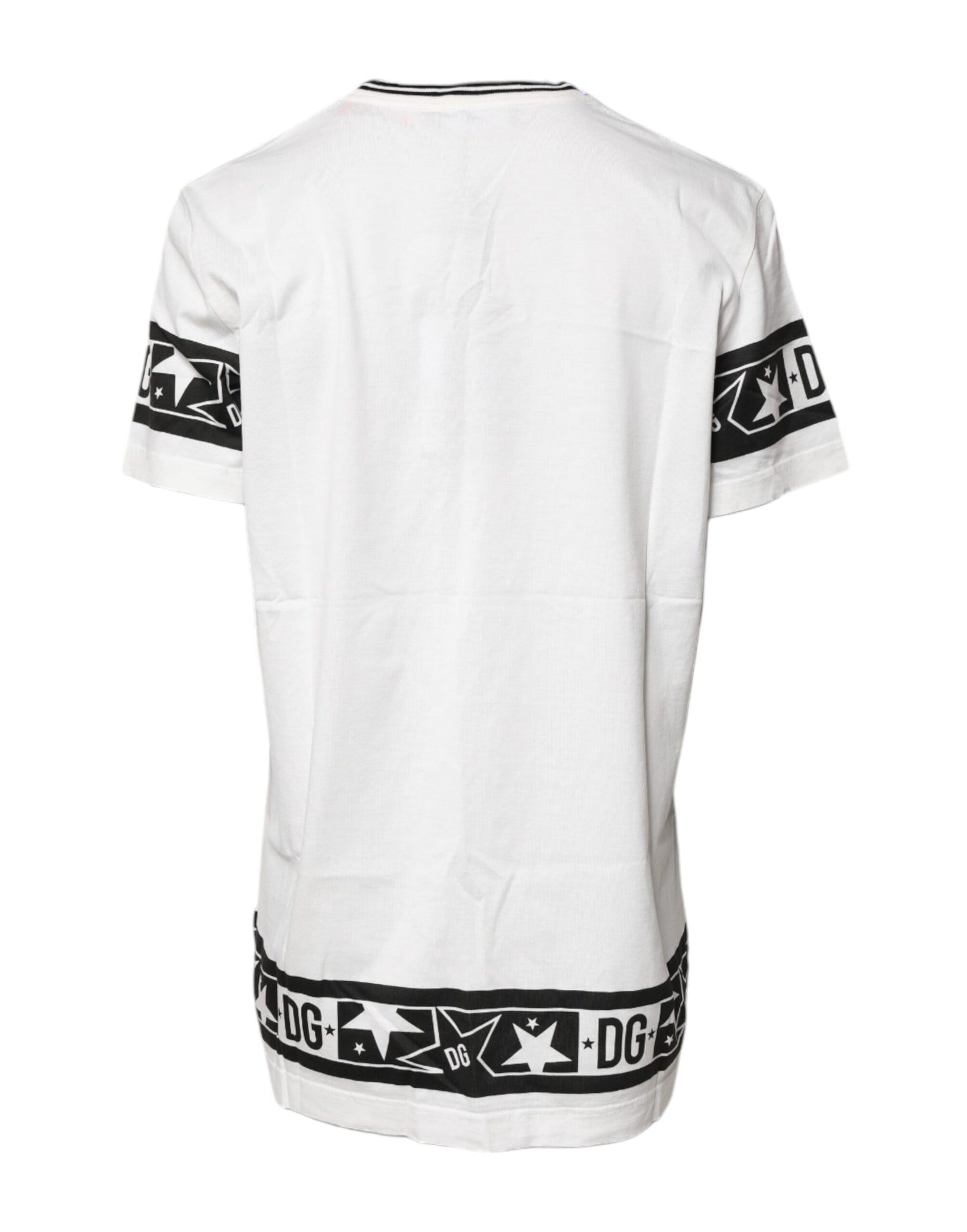 Dolce &amp; Gabbana White #DGMillennials Cotton Crewneck T-shirt