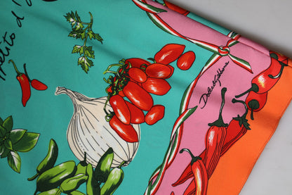 Dolce &amp; Gabbana Multicolor Floral Silk Sleeveless Tank Top