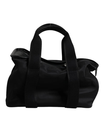 Bolso Dolce &amp; Gabbana con correa de hombro negra y placa con el logotipo para mascotas