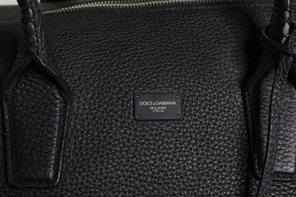 Bolso bandolera Dolce &amp; Gabbana de piel de becerro negra