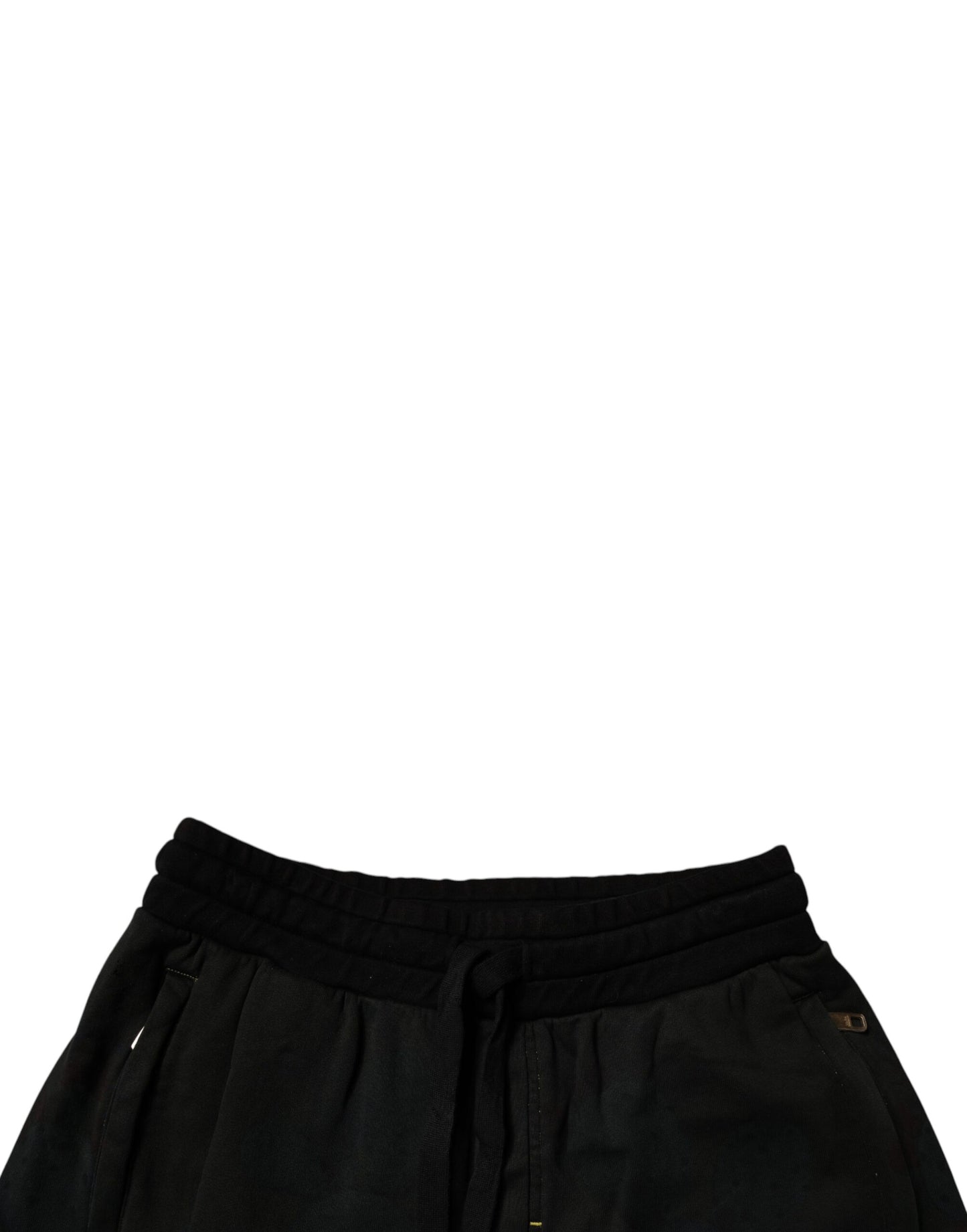 Bermudas negras de algodón Dolce &amp; Gabbana para hombre