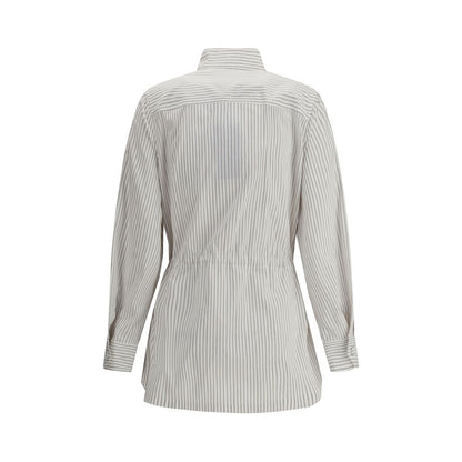 Fendi Striped Shirt Jacket