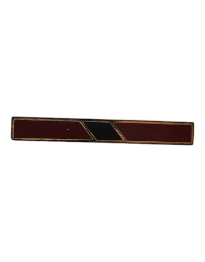 Pasador de corbata de latón dorado multicolor de Dolce &amp; Gabbana