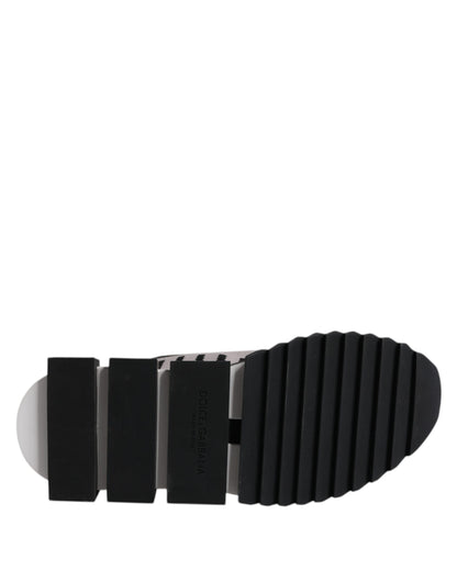 Baskets chaussettes Sorrento noires et grises Dolce &amp; Gabbana pour homme