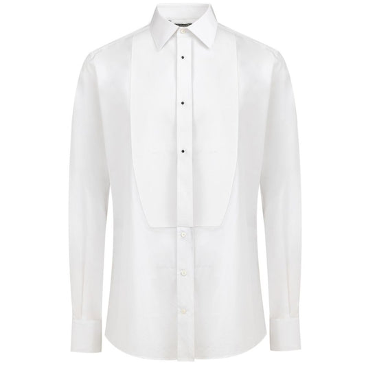 Camisa blanca de algodón Dolce &amp; Gabbana