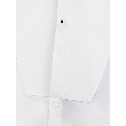 Camisa blanca de algodón Dolce &amp; Gabbana