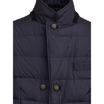 Chaqueta de poliéster azul Dolce &amp; Gabbana