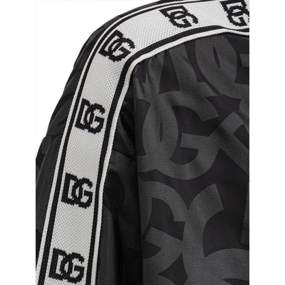 Chaqueta de poliéster negra de Dolce &amp; Gabbana