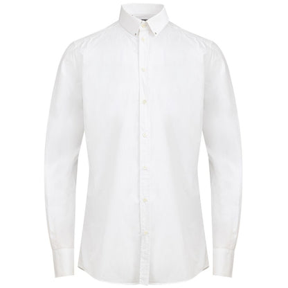 Camisa blanca de algodón Dolce &amp; Gabbana