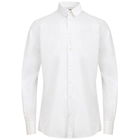 Camisa blanca de algodón Dolce &amp; Gabbana