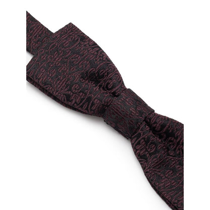 Dolce & Gabbana Black Silk Bowty