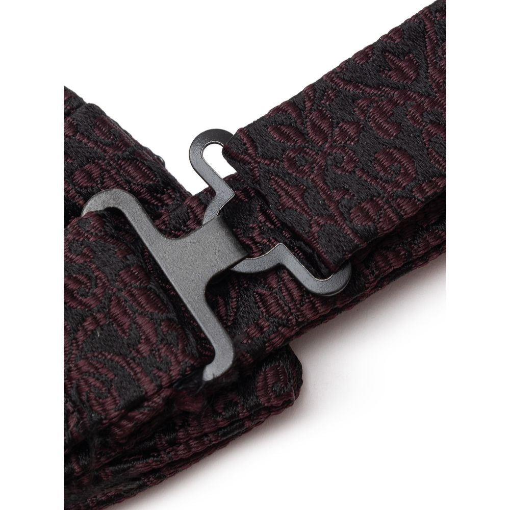 Dolce & Gabbana Black Silk Bowty