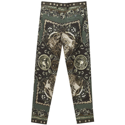 Dolce &amp; Gabbana Green Cotton Pant