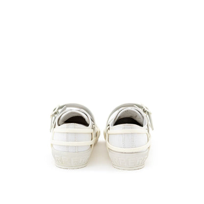 Zapatilla Burberry De Algodón Blanco