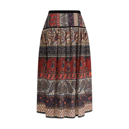 Valentino Voyage Imaginaire midi Skirt