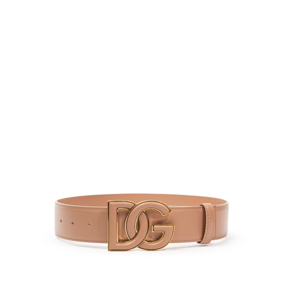 Ceinture en cuir rose Dolce &amp; Gabbana